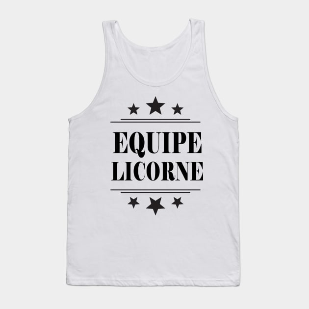 Equipe Licorne Tank Top by Miozoto_Design